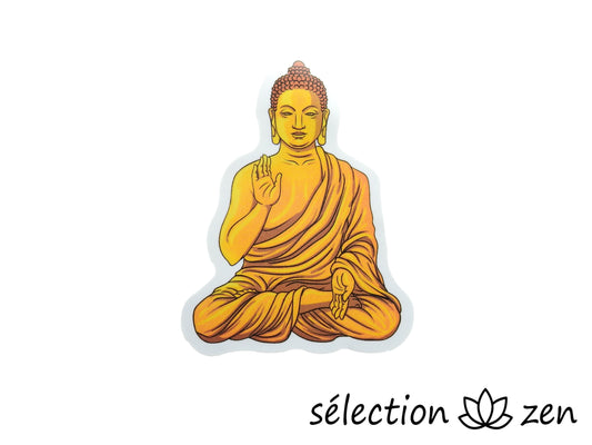 autocollant bouddha selection zen