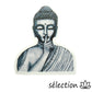 selection zen autocollant bouddha