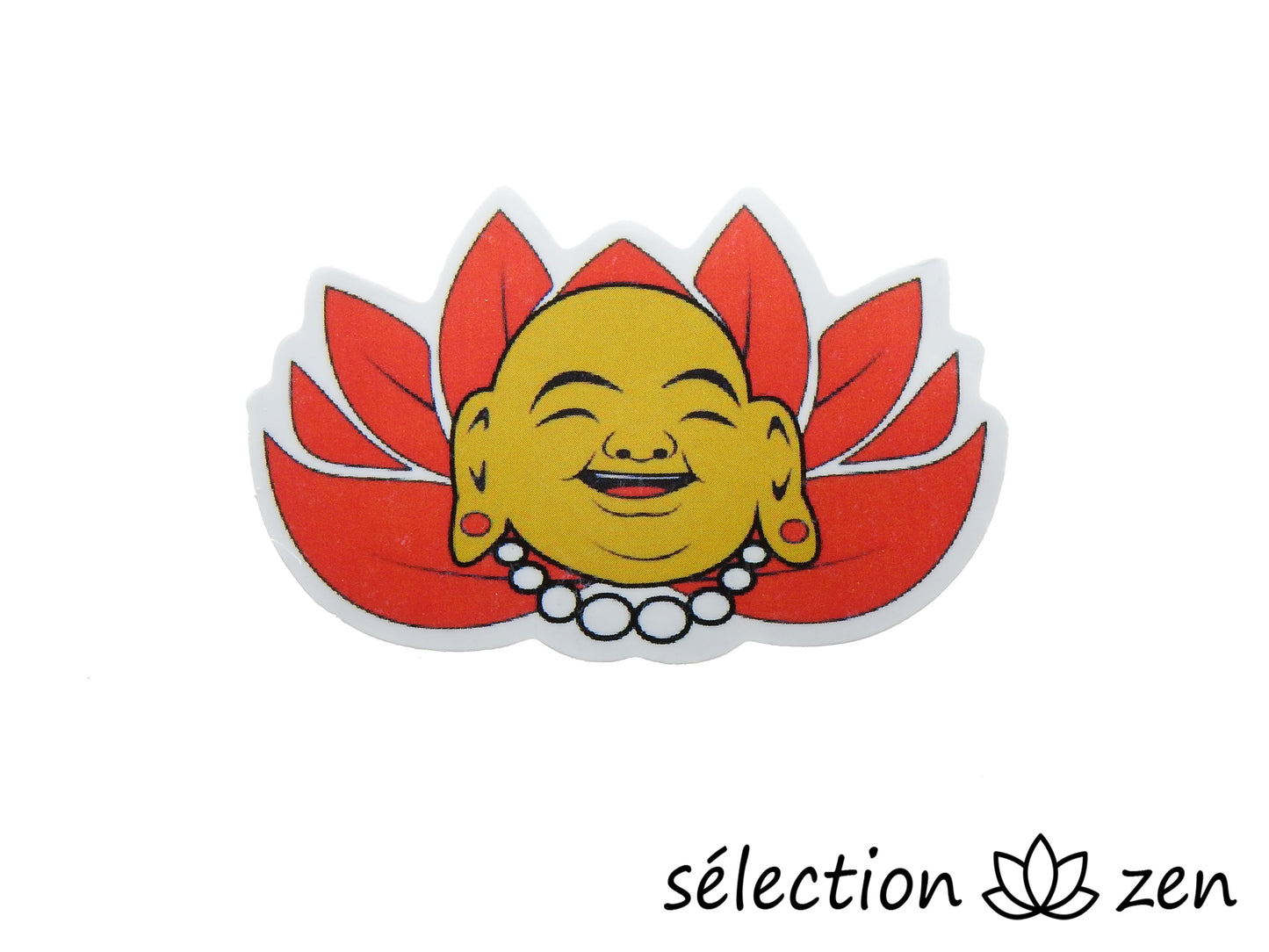 autocollant bouddha lotus selection zen