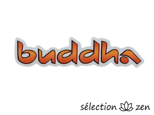 autocollant buddha selection-zen