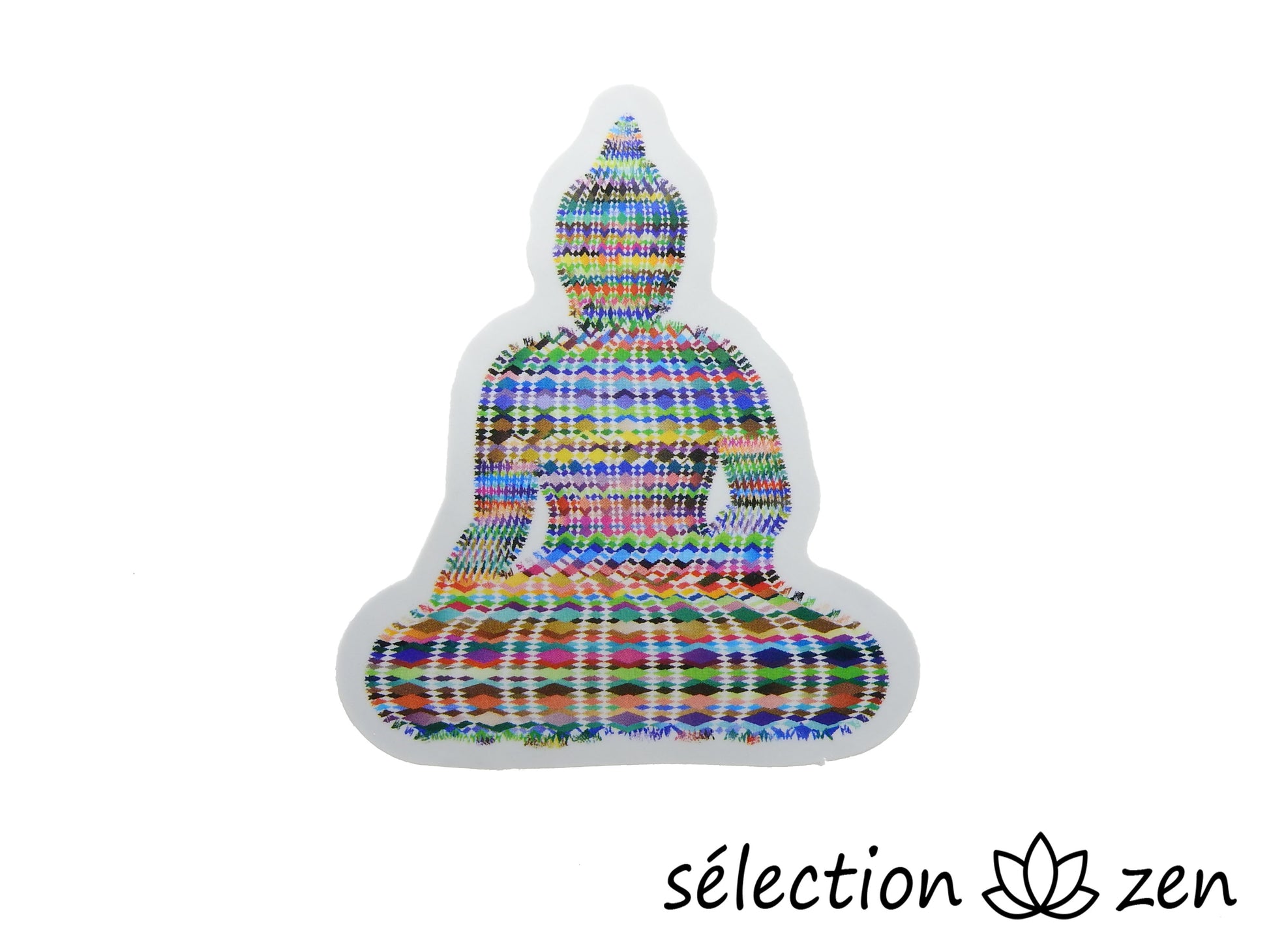 autocollant bouddha selection-zen