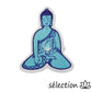 selection zen autocollant bouddha