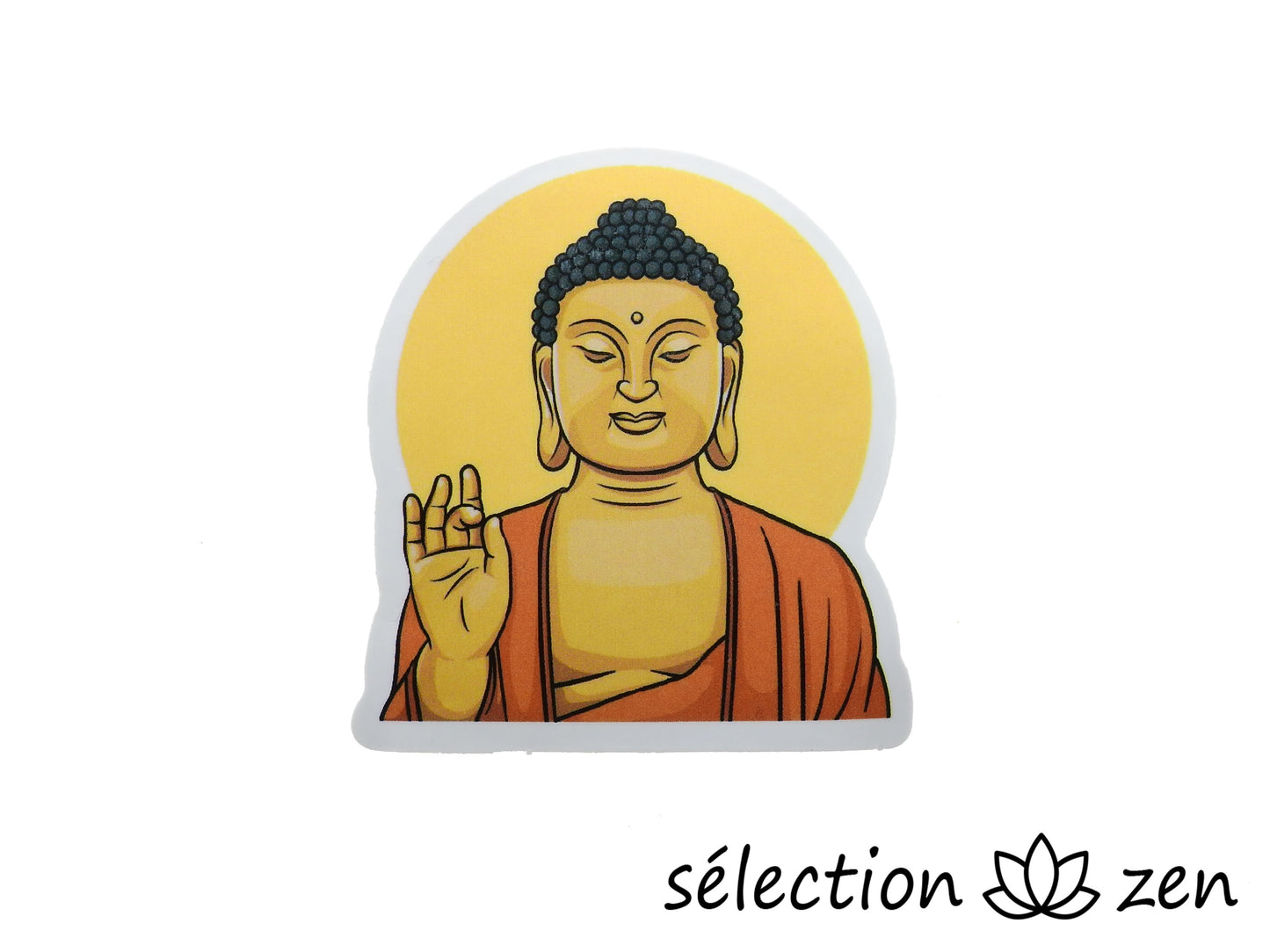 autocollant bouddha selection-zen