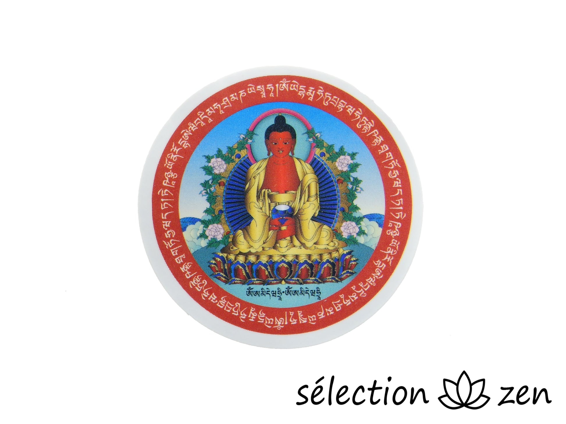 autocollant bouddha selection-zen