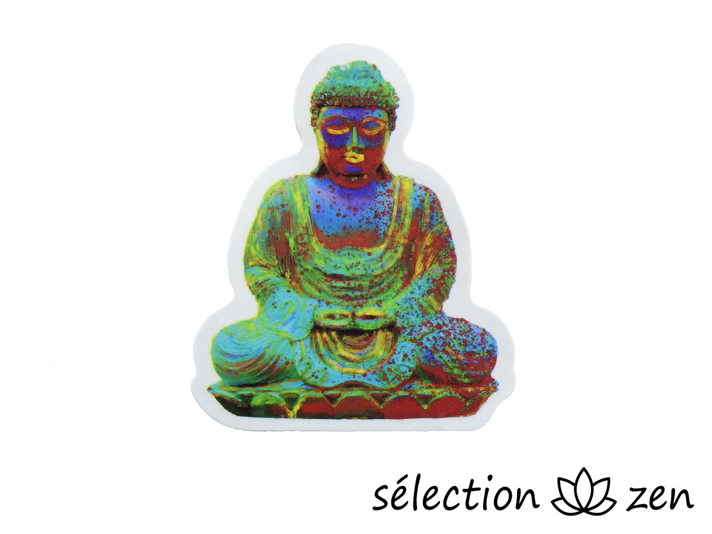 autocollant bouddha selection zen