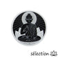 autocollant bouddha noir et blanc selection-zen