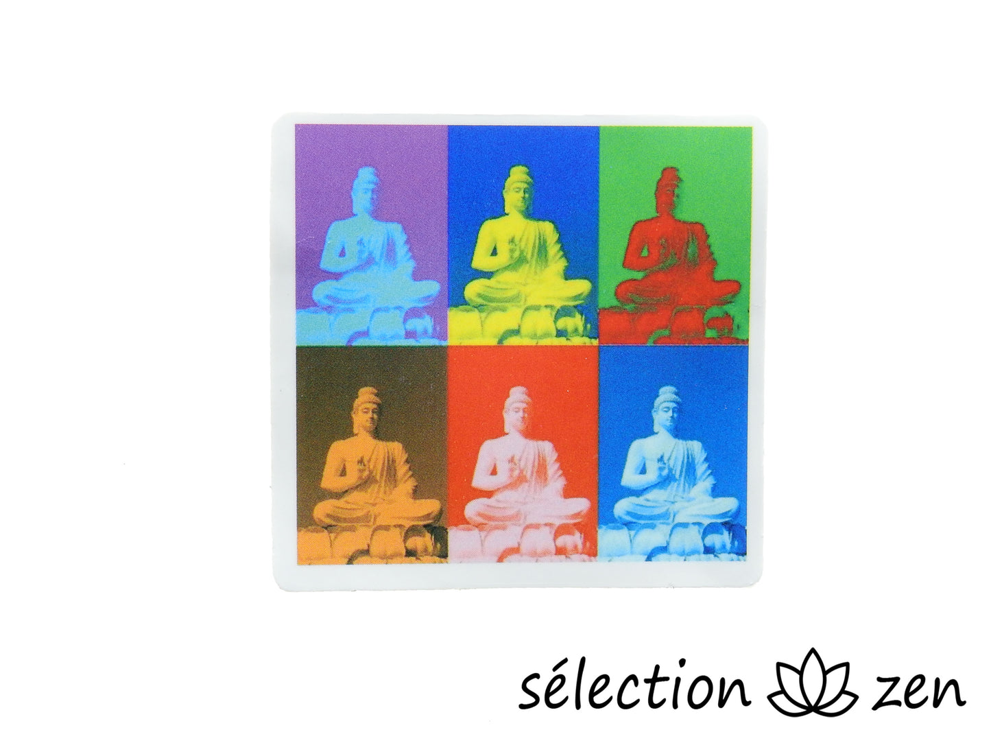 autocollant bouddha selection-zen