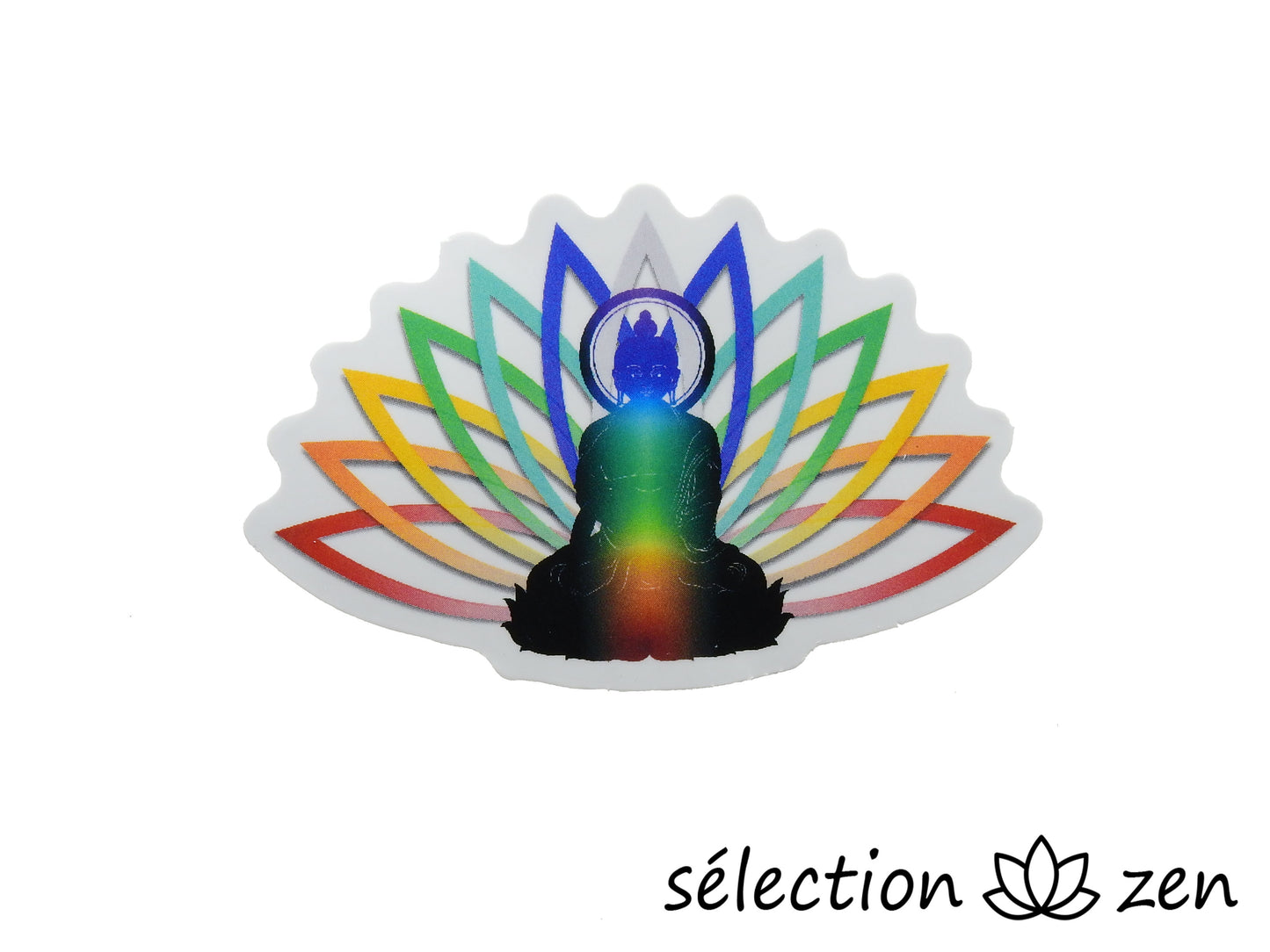 selection-zen autocollant chakras fleur de lotus