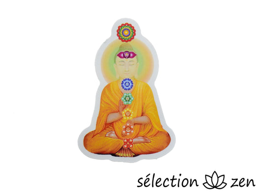 autocollant 7 chakras selection zen