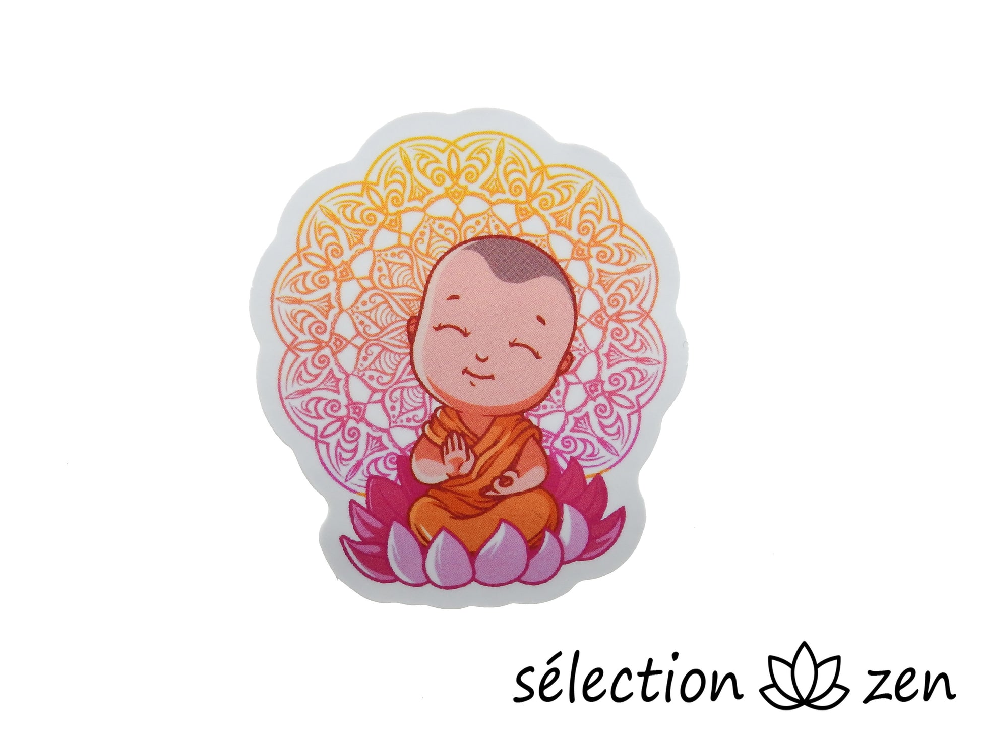 autocollant lotus méditation selection-zen