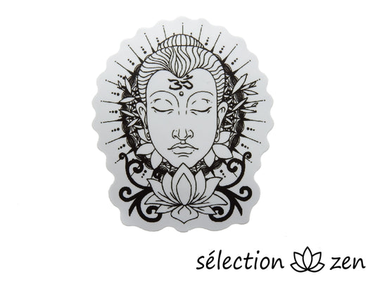 autocollant lotus om selection zen