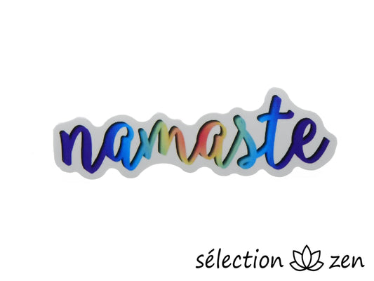 autocollant namaste selection-zen