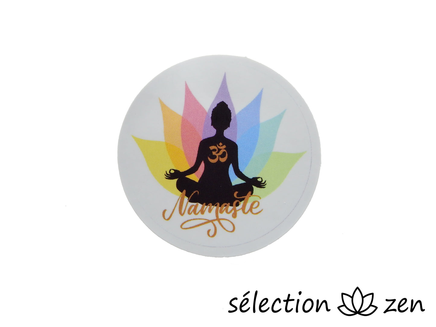 selection zen autocollant namaste