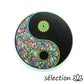 selection zen autocollant yin yang couleur