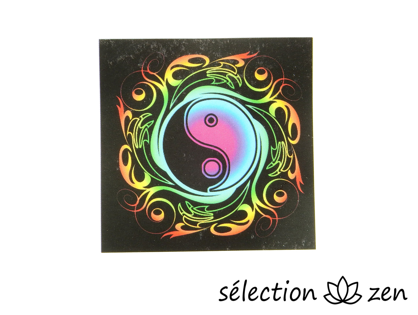 selection zen autocollant yin yang