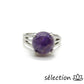 selection zen bague amethyste 19mm