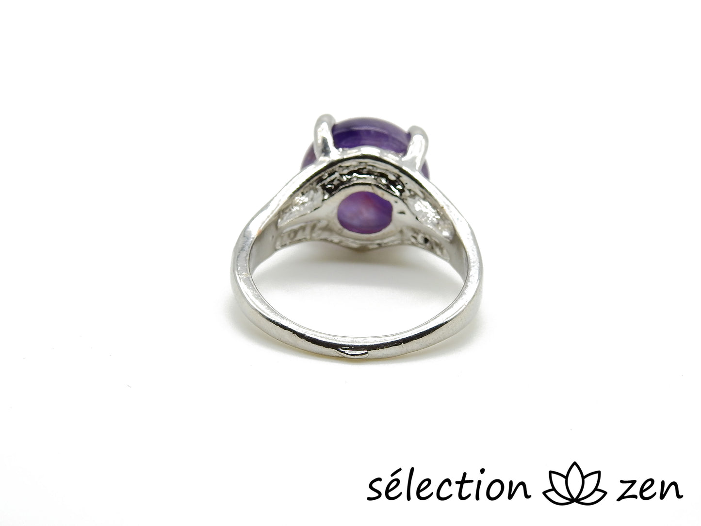 selection zen bague améthyste 19mm