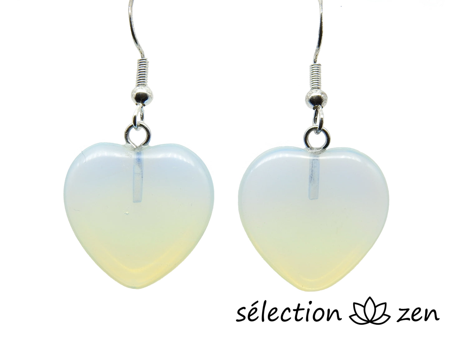 selection-zen boucles d'oreilles coeurs opalite