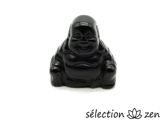 bouddha obsidienne selection zen