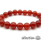 bracelet agate rouge 10mm selection-zen