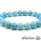 selection zen bracelet howlite turquoise 10mm