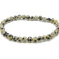 selection zen bracelet 4mm jaspe dalmatien élastique