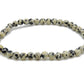 bracelet jaspe dalmatien 4mm élastique selection-zen