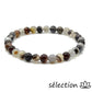 selection zen bracelet agate café 6mm