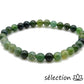 bracelet 6mm agate mousse selection-zen