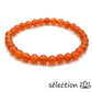 bracelet agate rouge 6mm selection-zen