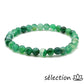 selection zen bracelet agate verte 6mm