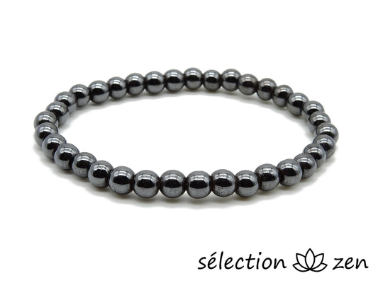 selection zen bracelet hématite magnétique 6mm