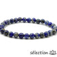 selection zen bracelet 6mm lapis lazuli