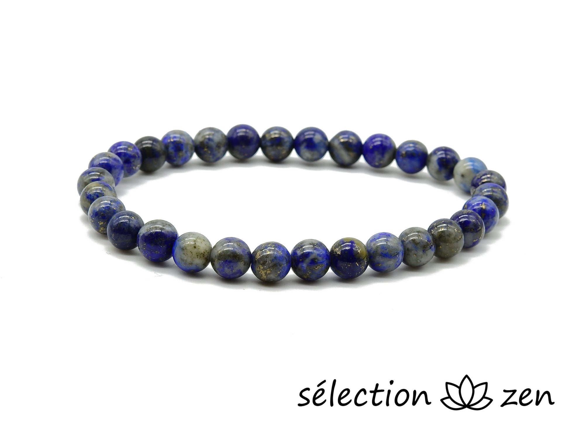 lapis lazuli 6mm bracelet selection-zen