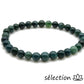 selection zen bracelet 6mm mix agate indienne et agate mousse 
