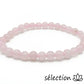 selection-zen bracelet 6mm quartz rose 