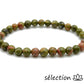 bracelet unakite 6mm selection zen