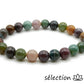 bracelet 8mm agate indienne selection-zen