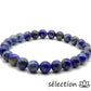 bracelet 8mm lapis lazuli selection-zen