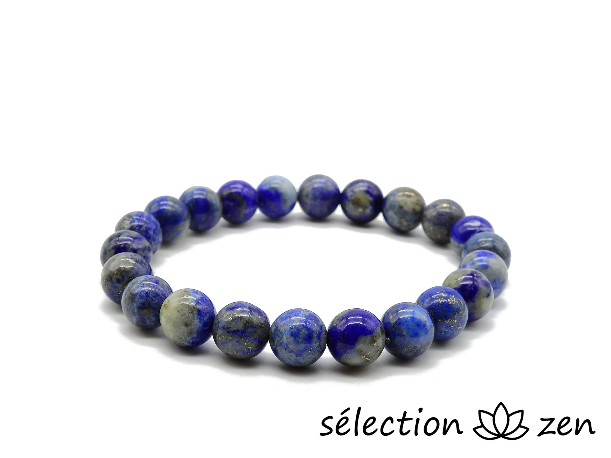 selection-zen bracelet lapis lazuli 8mm