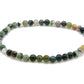 bracelet 4mm agate indienne élastique selection-zen