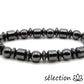 selection-zen bracelet hématite magnétique trio de perles 8mm