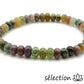 bracelet perles plates 6mm agate indienne selection-zen