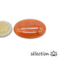 agate rouge cabochon 30x40mm selection-zen