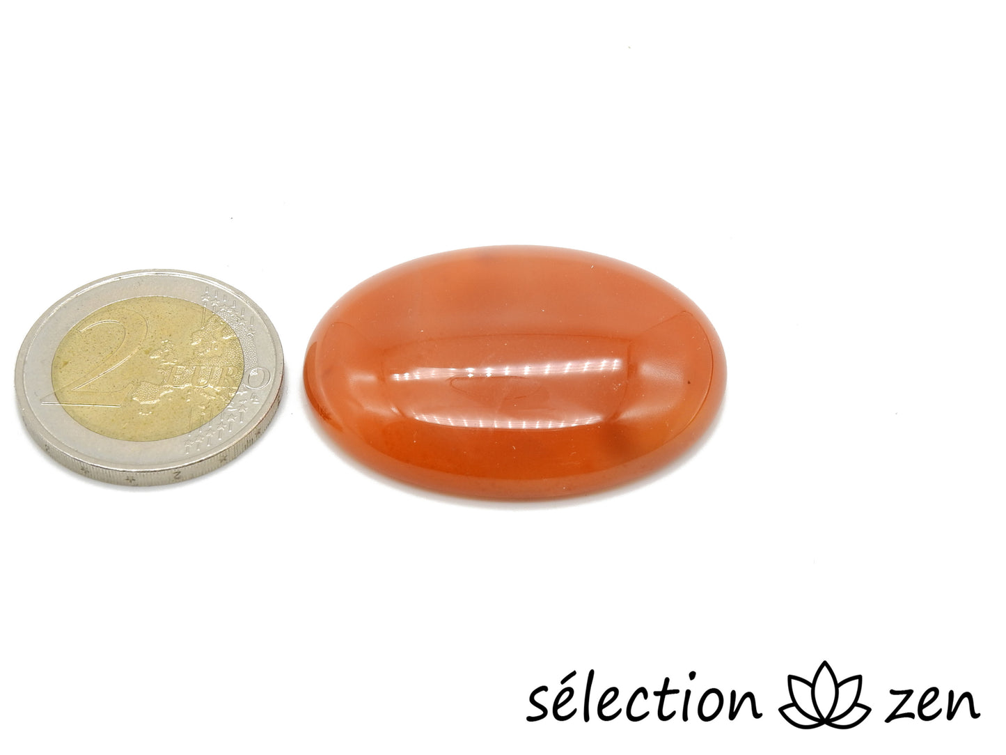 agate rouge cabochon 30x40mm selection-zen