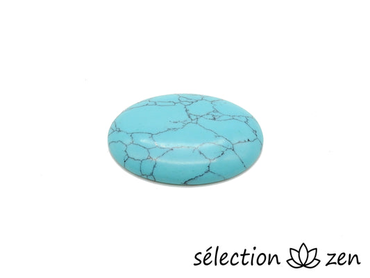 cabochon 30x40mm howlite turquoise selection zen