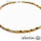 collier 4mm argenté agate crazy lace selection-zen