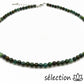 collier turquoise africaine 4mm argenté selection-zen