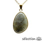 selection zen collier doré labradorite