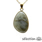 labradorite collier chaine dorée
